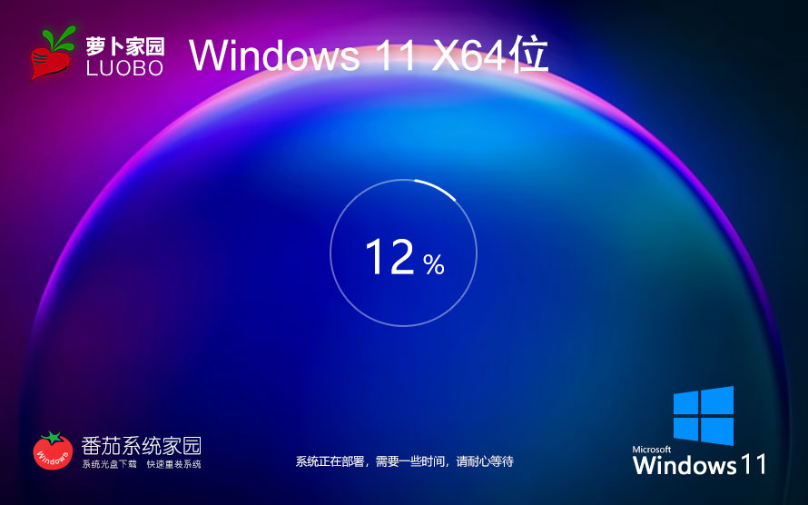 萝卜家园x64位稳定版 win11完美版下载 GHOST镜像 华硕电脑专用下载