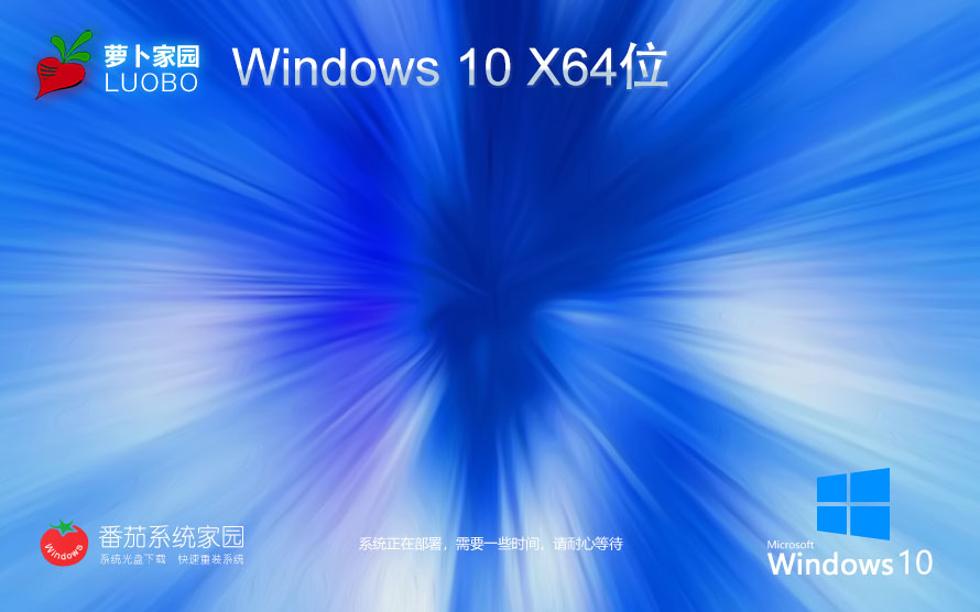 萝卜家园win10增强版 免激活工具下载 x64位家庭版 ghost镜像下载