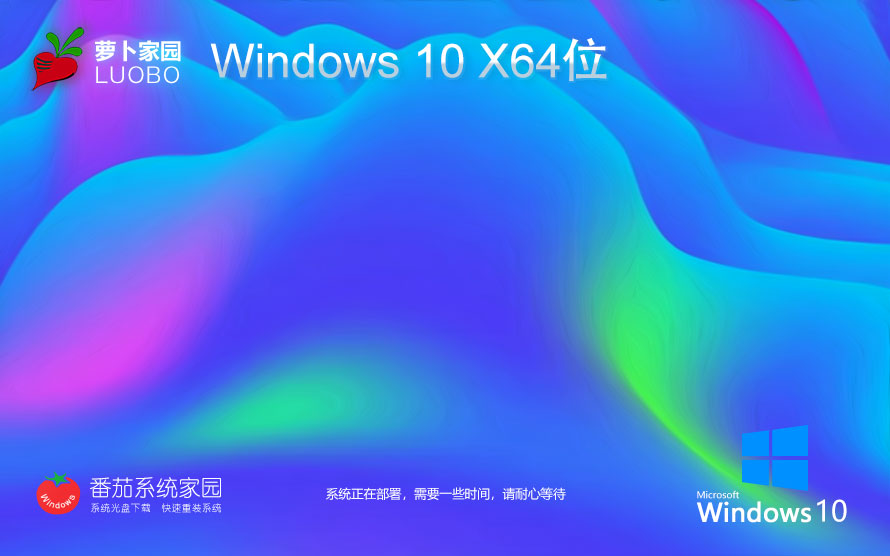 Windows10娱乐版下载 萝卜家园x64经典珍藏版 官网镜像下载 无需激活密钥
