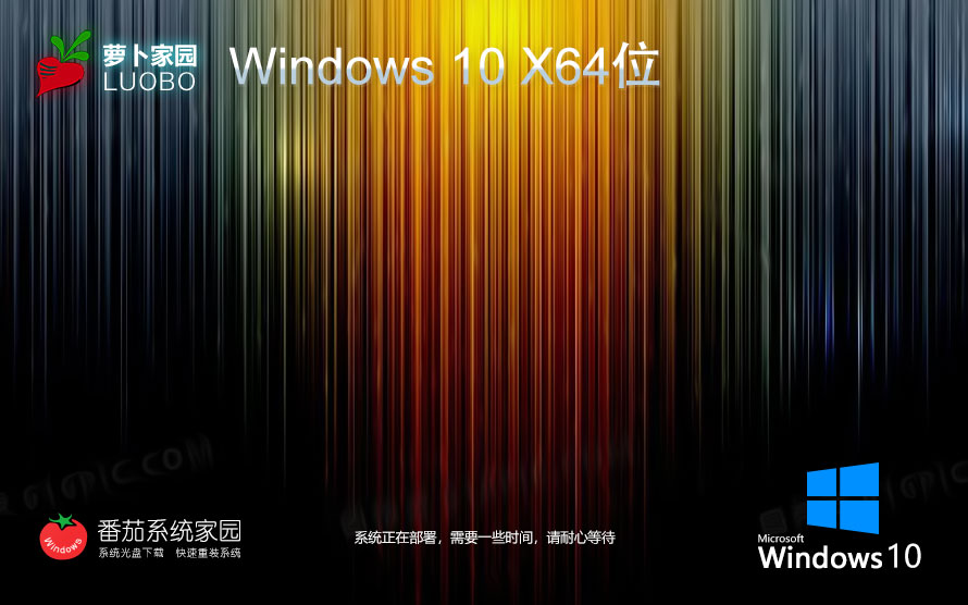 萝卜家园win10纯净版 x64简约版下载 永久免费 官网镜像下载