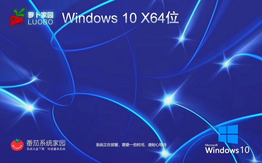 windows10企业版下载 萝卜家园x64完美版 Ghost镜像 自动激活系统下载