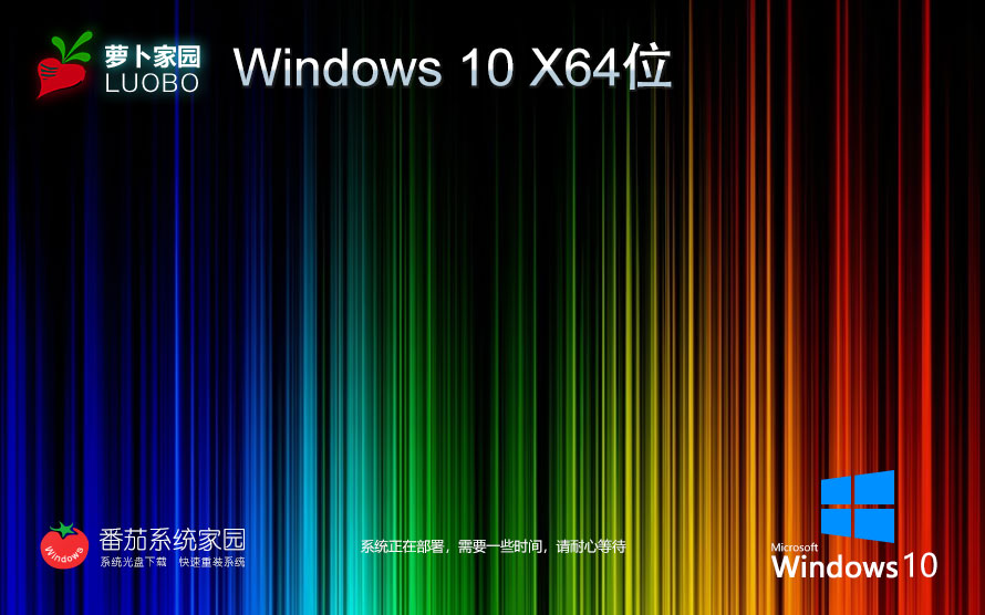 windows10专业版下载 萝卜家园x64位 免激活工具 GHOST镜像下载