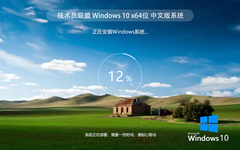 Windows10正式旗舰版下载 技术员联盟x64位 永久免费 ghost系统下载