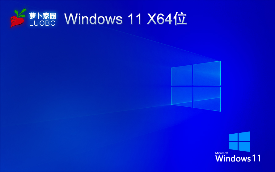 Windows11纯净版下载 萝卜家园x64高效版 ghost镜像 品牌机系统下载