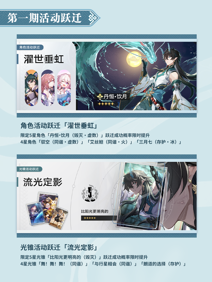 崩坏星穹铁道1.3更新内容一览，崩铁1.3版本天镜映劫尘新活动有哪些？