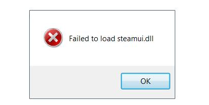 failed to load steamui.dll怎么修复？