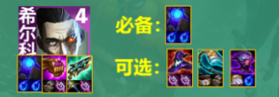 云顶之弈S9.5六法师希尔科阵容搭配，S9.5六法师希尔科阵容装备站位攻略