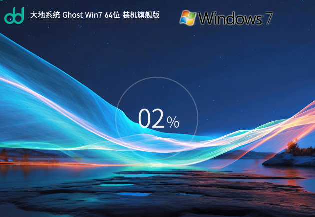 大地系统  Windows7 SP1 64位 旗舰版 V2023 