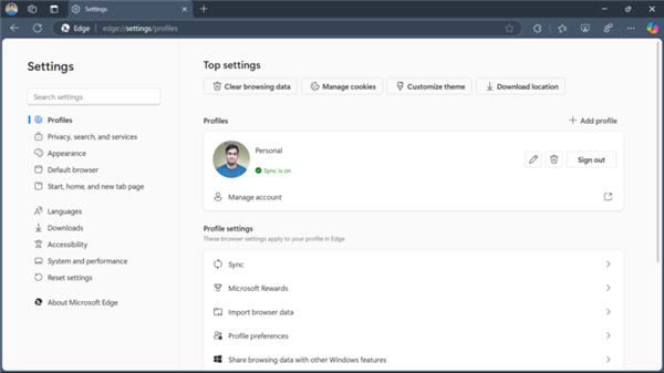 微软Edge设置页大变样!越来越像Chrome