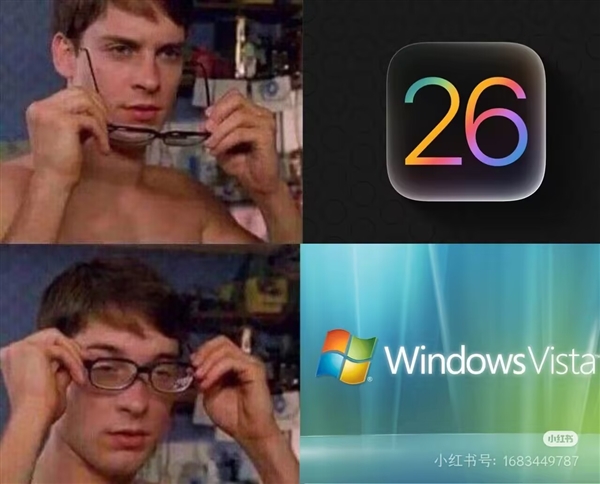 一眼回到20年前！老外吐槽macOS 26液态玻璃神似Windows Vista