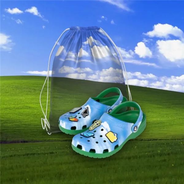 完美还原Windows XP蓝天白云：微软开售限量定制洞洞鞋！570元