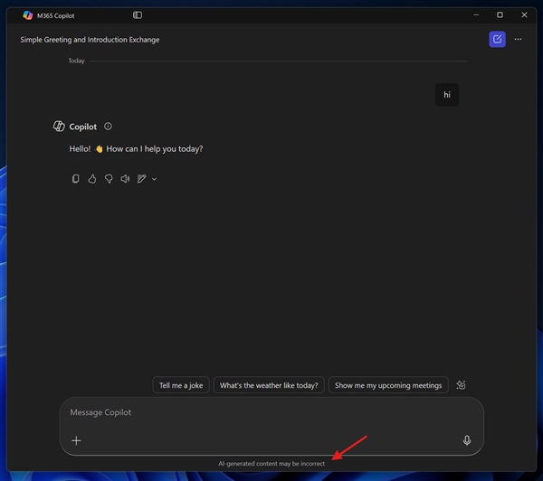 Copilot将默认不显示“AI可能会出错”警告!微软称其很烦人 Copilot将默认不显示“AI可能会出错”警告!微软称其很烦人