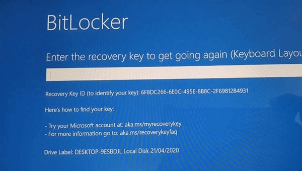 Windows 10/11 Bug触发BitLocker加密恢复模式:一不小心 数据全完