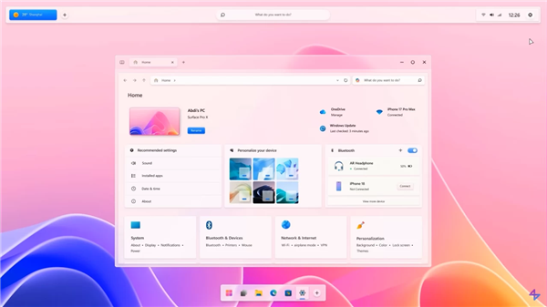 Windows 26长什么样：用户自制概念视频展示设计