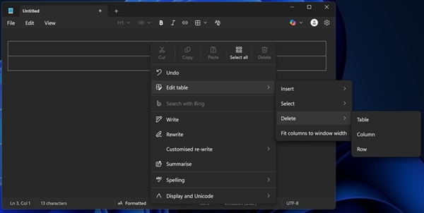 Windows记事本表格功能实测：比Word更简单、兼容Markdown