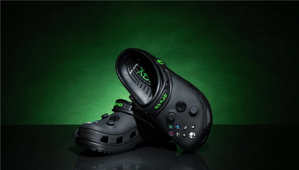 行走的手柄!微软推出限量版Xbox洞洞鞋:要价约570元