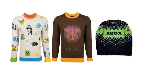 微软丑毛衣再度来袭 大眼夹、Xbox和Zune多款可选