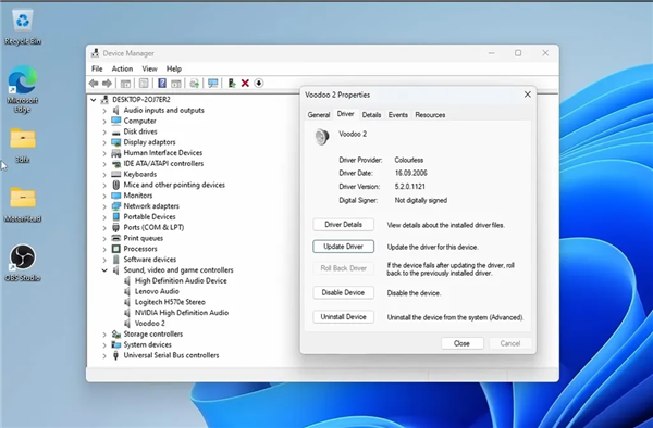 跨越25年的兼容：古老3dfx Voodoo2点亮搭载9900X的Windows 11！