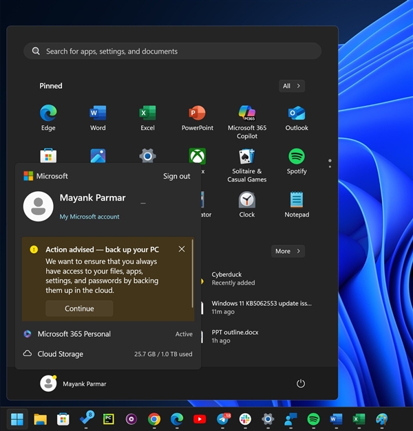 微软Windows 11强推OneDrive备份！频繁弹窗提醒用户