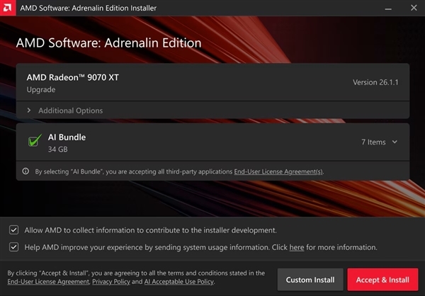 34GB大礼包 AMD显卡AI生产力来了:ComfyUI等5大软件一键部署