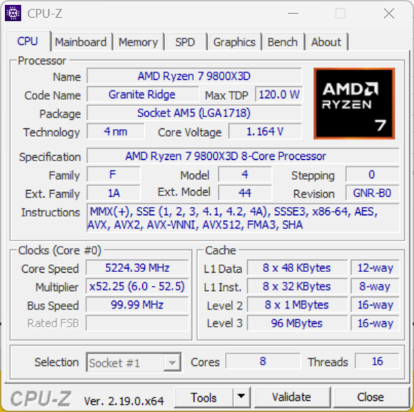 CPU-Z 2.19发布：AMD的盛宴！中文版大变