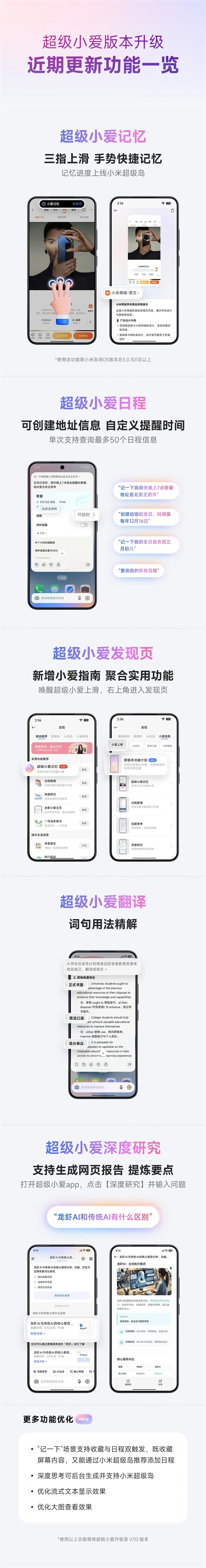 小米超级小爱升级：五大新功能