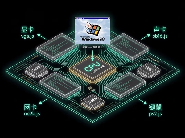 有人用代码伪造了一台电脑：还骗过了100多个操作系统