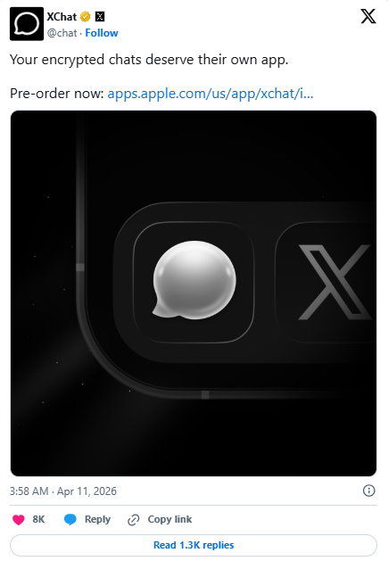 马斯克版微信将在周五上线！酝酿了四年的XChat能否满足期待