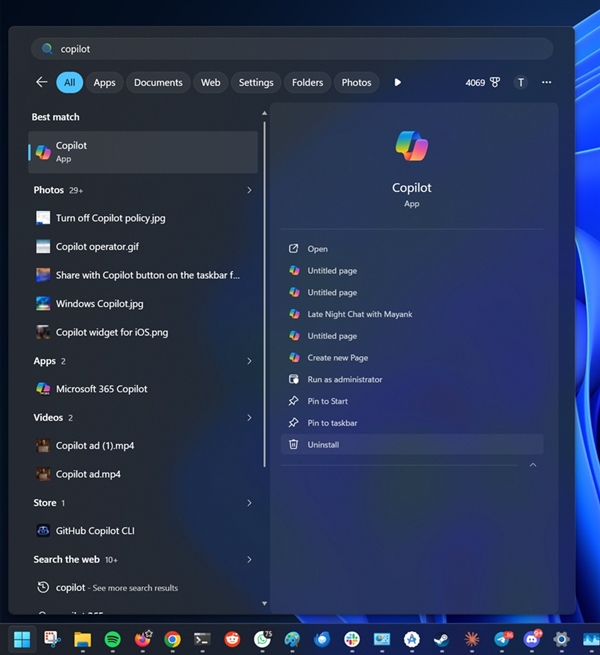 首度开放！Windows 11强制预装的Copilot应用 允许用户永久卸载了