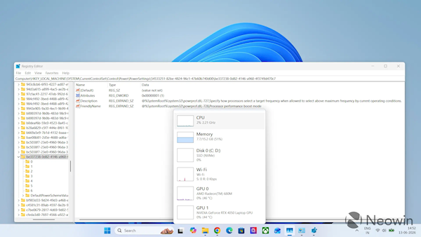 Windows 11竟然隐藏了7种CPU性能模式！只需修改注册表一个数 一键解锁电脑潜力
