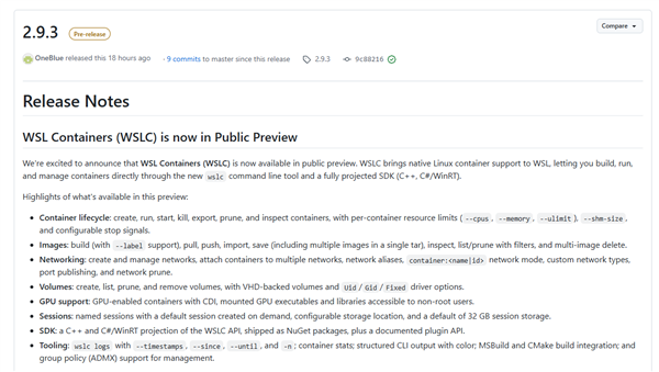 Windows终于支持原生跑Linux容器！微软WSLC公测发布：无需安装Docker