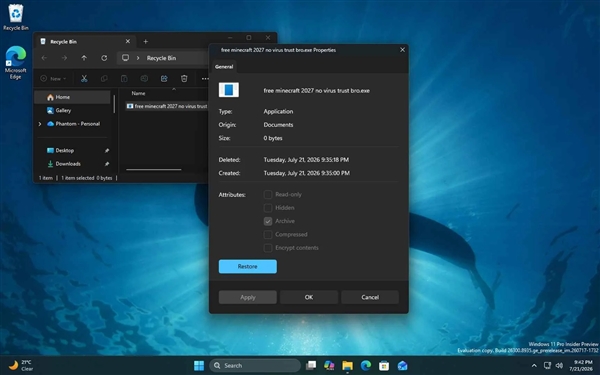 Windows 11大换血!新版界面曝光:遗留窗口全部用WinUI3替换