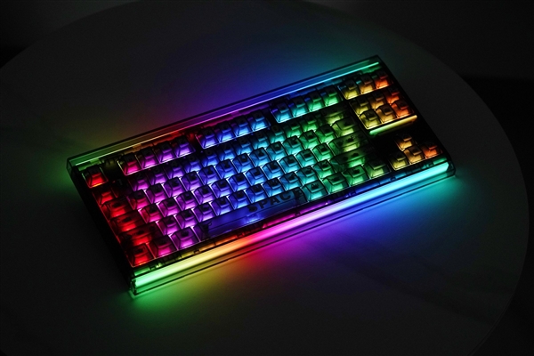 299元光效拉满!ikbc光盒87图赏:185颗LED音乐律动
