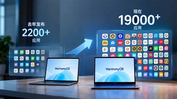 一年翻9倍！鸿蒙电脑应用突破19000款：微软的PC霸权真要被撼动