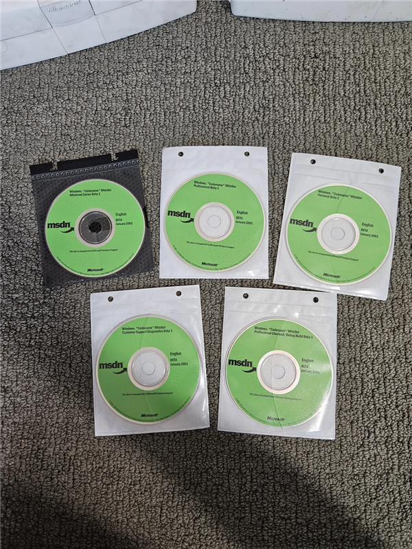 封存25年重见天日!网友捡到数百张微软MSDN老碟:内含XP早期测试盘
