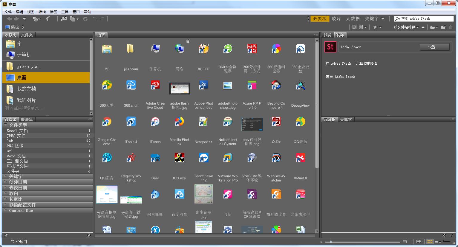 Adobe Bridge CC截图
