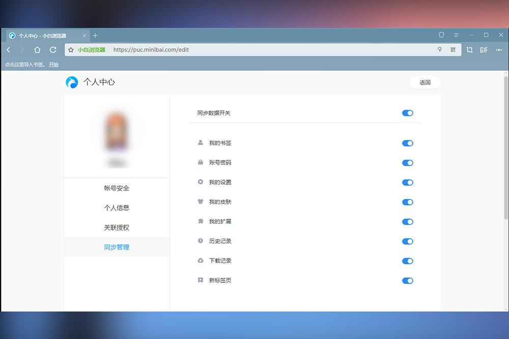 小白浏览器截图