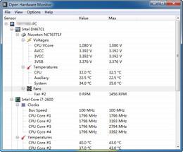 Open Hardware Monitor截图