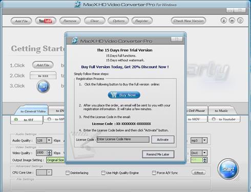 MacX HD Video Converter截图