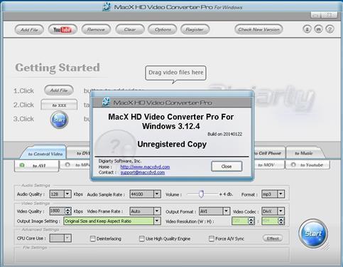 MacX HD Video Converter截图