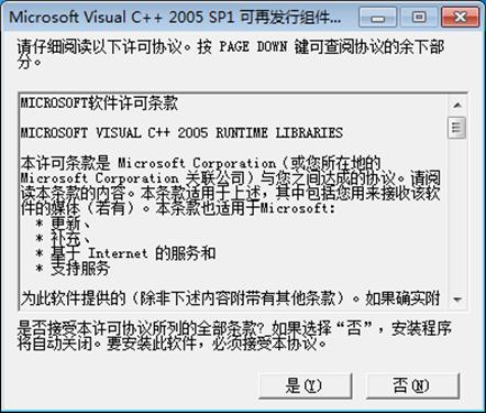 Visual CPP 2005运行库