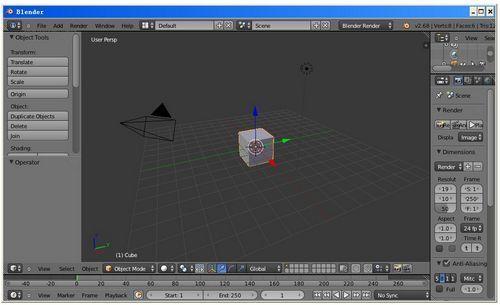 Blender截图