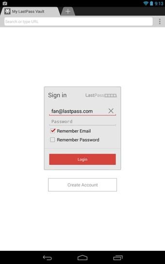 lastpass app截图