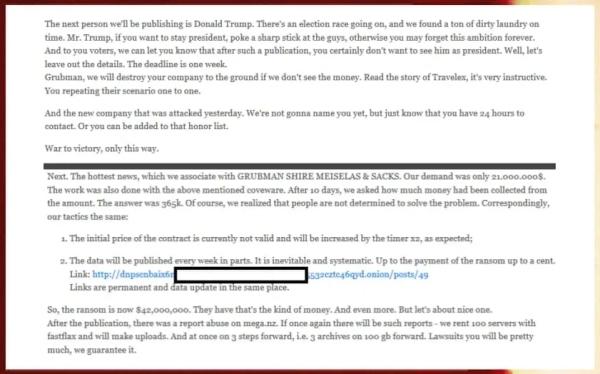 REvil勒索软件黑客：赎金4200万美元，否则川普黑料曝光？