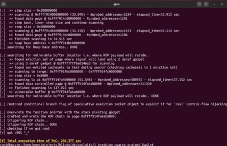 BlindSide攻击使用推测执行绕过ASLR