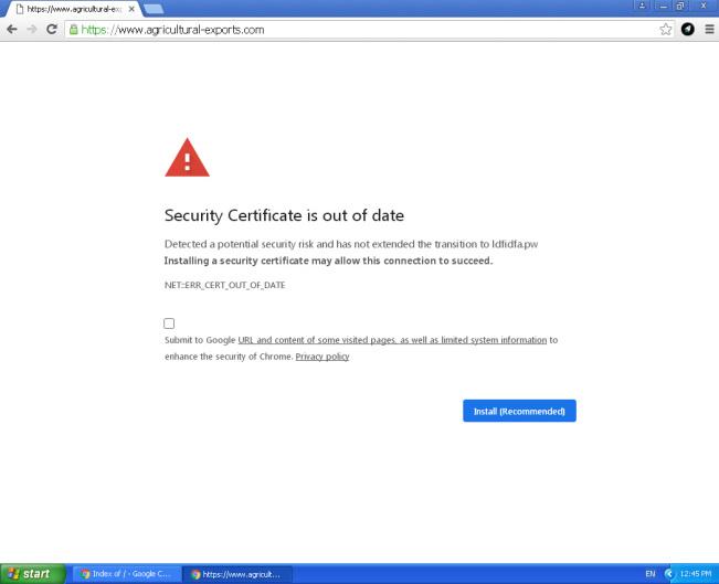 攻击者巧借时机，用有关过期安全证书的虚假警报传播恶意软件