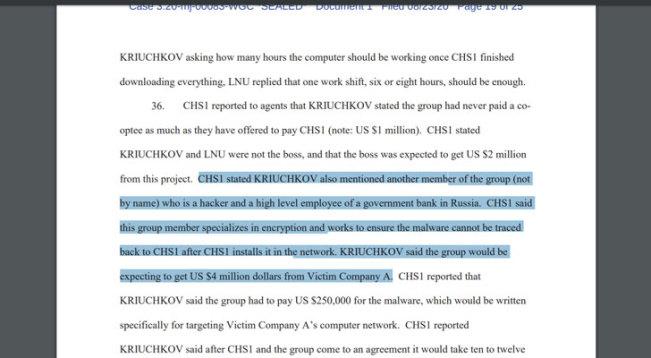 雇“内鬼”部署勒索软件,这名俄罗斯男子最终被FBI盯上