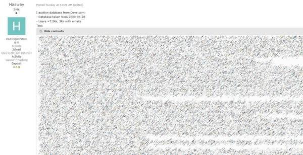 Dave数据遭泄露，影响750万用户