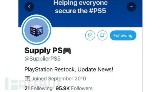 又一高管Twitter账户被入侵，这次被用来宣传虚假的PS5广告